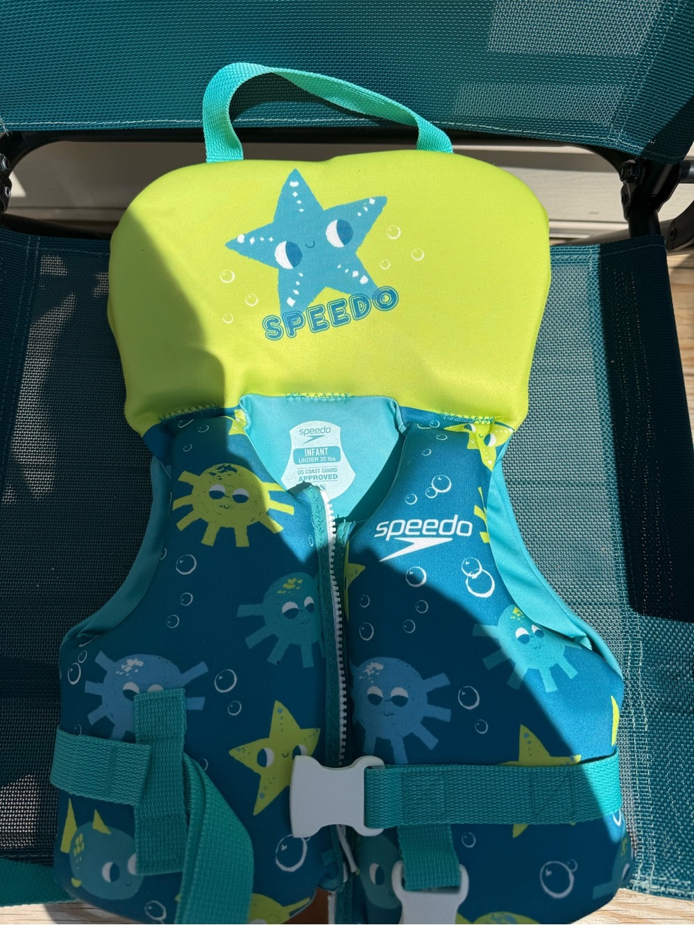 Speedo Kids' Lime & Teal Sea Creature Swim Vest